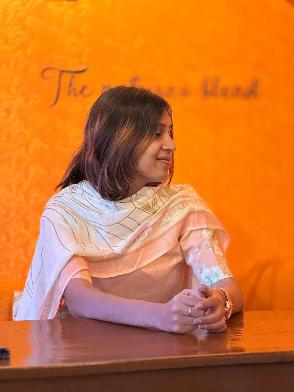 Astel Printed Top with Dupatta